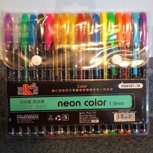 18 piece Gel Pens NWT